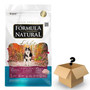 Imagem de Racao Formula Natural  Life Caes Adulto Racas Medias E Grande 15Kg + Surpresa
