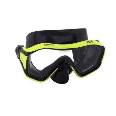 Imagem de Máscara de Mergulho Snorkeling, lente única em Pvc Macio - RIO Fun Div