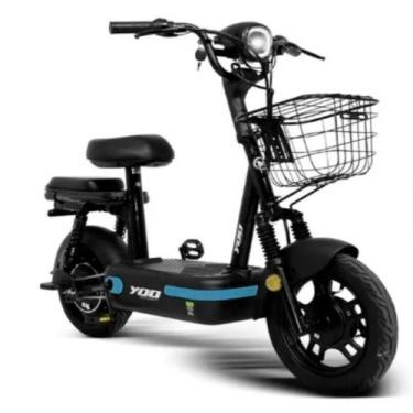 Imagem de Bicicleta Elétrica YOO Y200 350WH - Preto/Azul - Streetgo