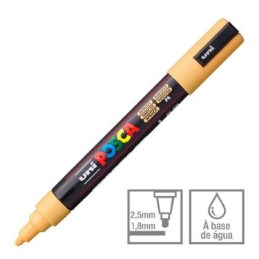 Imagem de Caneta Posca Marcador Uni-Ball PC-5M Damasco P4  - Uni Ball