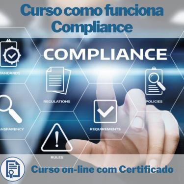 Imagem de Curso Online em videoaula como funciona Compliance com Certificado