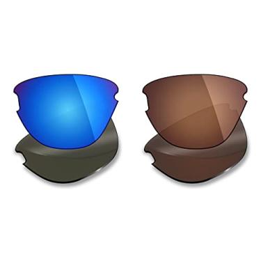 Imagem de 2 pares de lentes polarizadas de substituição da Mryok para óculos de sol Oakley Frogskins Lite – Opções