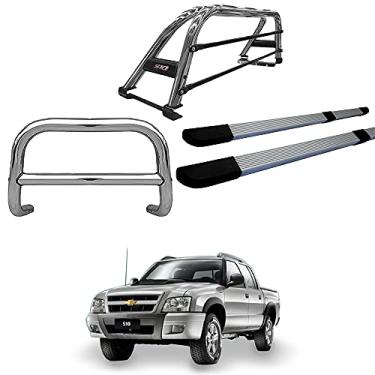 Imagem de Kit Quebra Mato+Santo Ant Duplo+Estr Ori-S10 94/11 Cromo C/D