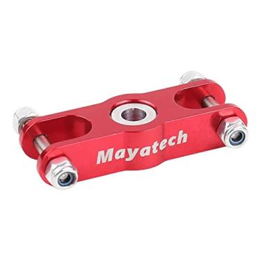 Imagem de Generic Clipe de hélice dobrável de metal, eixo de rosca adaptador de suportes de 5mm/6mm/8mm para peças de planador de asa fixa RC, 5MM Vermelho