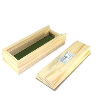 Imagem de Apagador e porta giz de madeira - Souza