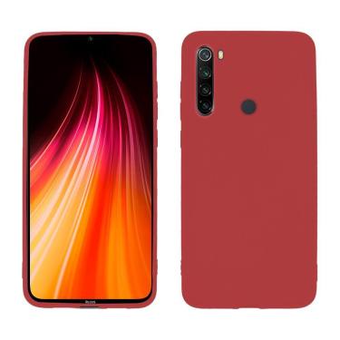 Imagem de Capa protetora de silicone Smartphone Xiaomi Redmi Note 8, vermelho 