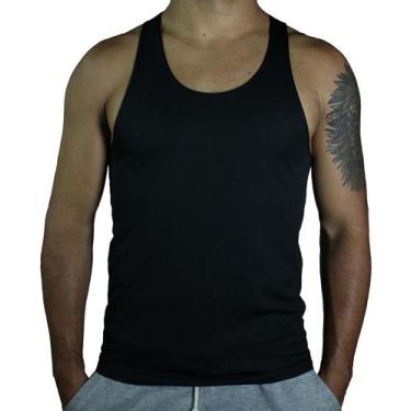 Imagem de Kit 10 Regatas Masculina Cavada Nadador Camiseta Musculação - Jinkings