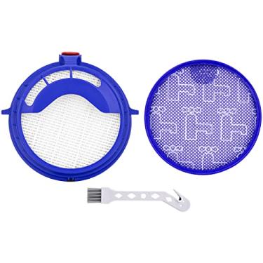 Imagem de Anewise Kit de filtro de vácuo para Dyson DC25, inclui 1 filtro pré-motor lavável 919171-02 e 1 filtro Hepa 916188-05
