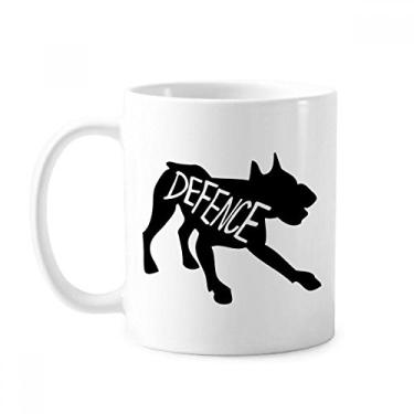 Imagem de Caneca natural com contorno de animal preto burro cerâmica xícara de porcelana café louça
