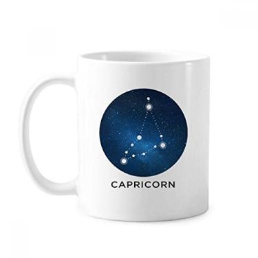 Imagem de Caneca de cerâmica do signo do zodíaco da constelação de capricórnio caneca cerâmica xícara de café e porcelana