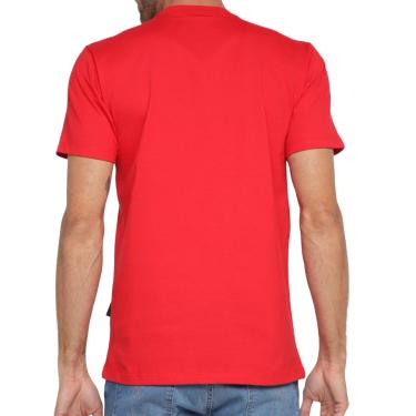 Imagem de Camiseta Oakley Masculina Striped Bark Tee, Vermelho, P