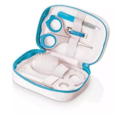 Imagem de Kit Higiene Infantil Escova Tesoura Pente Lixa Cortador De Unhas Mult