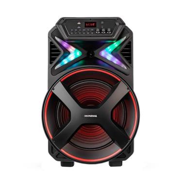 Imagem de Caixa Amplificada Mondial CM-700, Bluetooth, USB/SD/AUX/MIC/FM, 700W, Bateria Interna, Bivolt