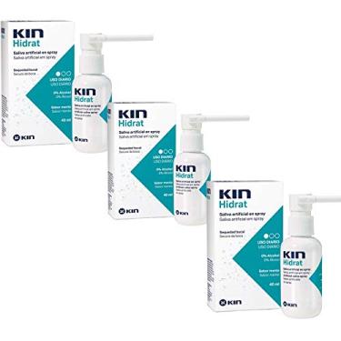 Imagem de Pharmakin Kit Kin Hidrat Spray - 3 Unidades com 40 ml cada, Sem Álcool, Contém Xilitol e Sais Minerais, Hidratação e Equilíbrio Salivar, Spray, Sabor Neutro