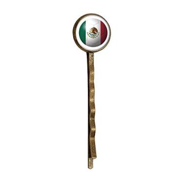Imagem de Boné de metal retrô com a bandeira nacional do México de futebol americano