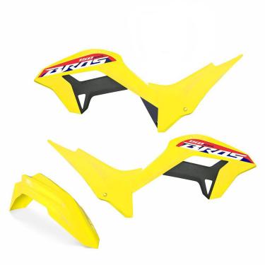 Imagem de Kit Plástico Carenagem Biker Reestyle C/ Adesivos Nxr Bros 125/150 2009 a 2015
