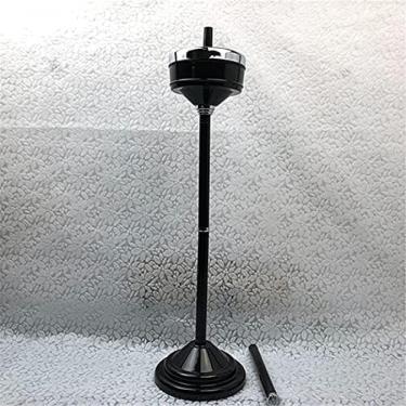 Imagem de Cinzeiro De Pé Ao Ar Livre Ajustável Destacável Suporte De Chão Cinzeiro Com Tampa Fora Do Pátio Interior Legal Cinzeiros De Charuto Para Pátio Quintal Fora Interior,Preto,suporte De Cinzeiro,Cons