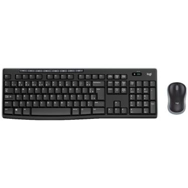 Imagem de Kit Teclado e Mouse Logitech MK270 Preto Sem Fio ABNT2-Unissex