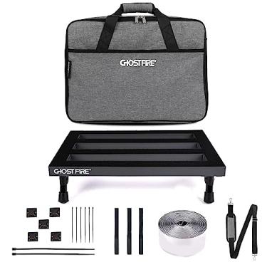 Imagem de Placa de pedal de guitarra Ghost Fire Liga de alumínio 0,60 kg Super Light Effect Pedalboard16,5" x 11,8" com bolsa de transporte, SPL-03