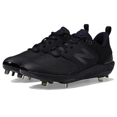 Imagem de New Balance Tênis de beisebol masculino Fresh Foam X 3000v6 Charred, Preto/preto, 8