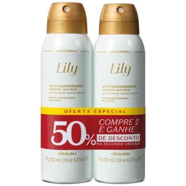 Imagem de Kit Desodorante Antitranspirante Lily (2 unidades)