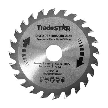 Imagem de Disco Serra Circular Videa 110x20mm 24 Dentes