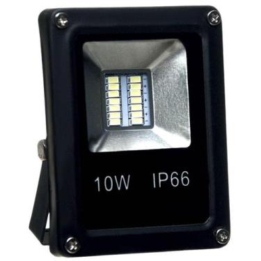 Imagem de Refletor Holofote De Led 10W Branco Frio - Al