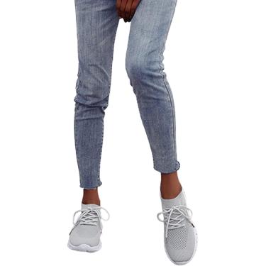 Imagem de Zapatos para correr con cordones Zapatos ortopédicos para caminar para mujer Zapatillas de deporte sin cordones de ocio de verano Zapatos para correr de malla de punto transpirables Zapatos