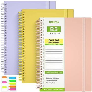 Imagem de Caderno OMEYA 1 Subject College Ruled com bolsos B5 480p