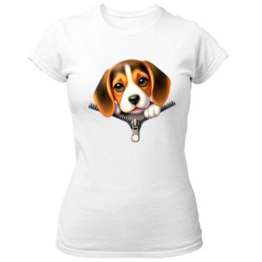 Imagem de Camiseta Baby Look Beagle No Ziper - Alearts