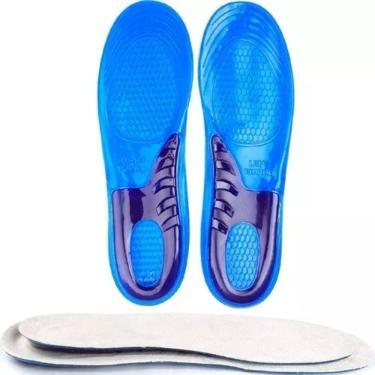 Imagem de Par De Palmilha Silicone Gel Ortopédica Anti Impacto 36 A 39