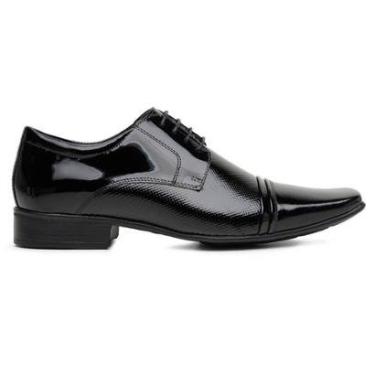 Imagem de Sapato Social Jota Pe Verniz Preto Air 77700-Masculino