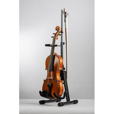 Imagem de Christina Suporte estabilizado para violino e violoncelo, portátil, fácil de transportar, altura ajustável do arco ajustável (suportes de violino)