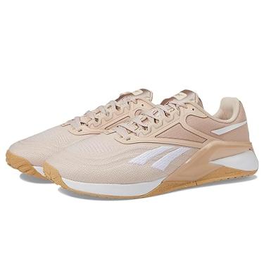 Imagem de Reebok Tênis feminino Nano_X2 Fitness Workout Athletic and Training, Ecru macio/branco/ouro rosa, 38