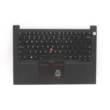 Imagem de Laptop palmrest e teclado para lenovo thinkpad e14 5m11b77522 5m10w64454 inglês eua preto caso superior novo