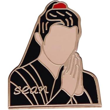 Imagem de Broche esmaltado de 3 cm The Untamed Mo Dao Zu Shi Lan WangJi Wei WuXian, 1.2 Inches, Esmalte, Esmalte