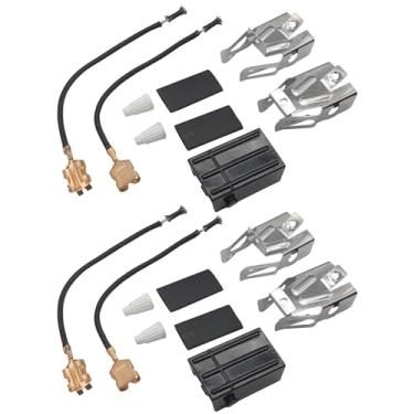Imagem de 2 conjuntos de plugue de elemento de fogão de gama universal 330031 para Whirlpool Kenmore Fogão elétrico Fogão Fogão elétrico Kit Receptáculo AP3075808, PS340571, RR109 5301167733