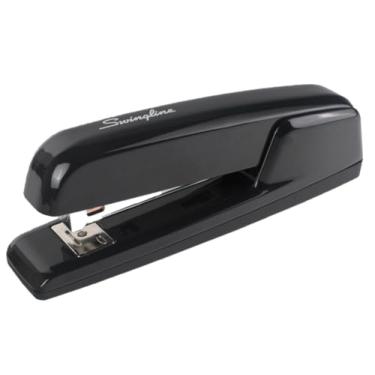 Imagem de Swingline Grampeador, grampeador de mesa 747, capacidade para 25 folhas, grampeador de metal durável para mesa, antimicrobiano, preto (74741)