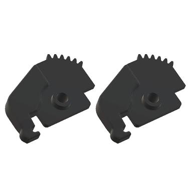 Imagem de ODO LUCK Suporte de mola de peça sobressalente de atualização de 2 peças para pedais de leme Saitek Pro Flight