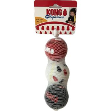 Imagem de KONG Bolas esportivas exclusivas para cães, médio, pacote com 3