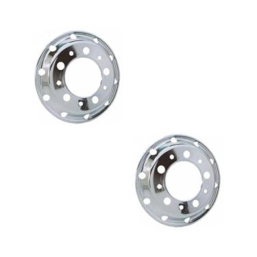 Imagem de Calota Dianteira Volvo Americana Sem Câmara Aro 22,5 Par - Bepo