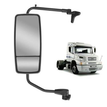 Imagem de Espelho Retrovisor p Mercedes 1634 1938 Convexo Bifocal LE - Fabbof