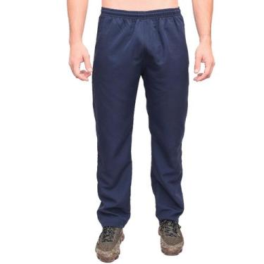 Imagem de Calça Masculina Tactel Plus Size Tamanho Extra Grande Especial 3 Bolso