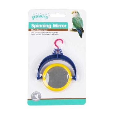 Imagem de Brinquedo Pawise Spinning Mirror para Pássaros - Cores Sortidas