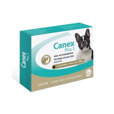 Imagem de Canex Plus 3 Ceva 4 Comprimidos - Ceva / Canex