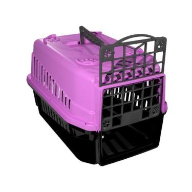 Imagem de Kit 2 Caixas De Transporte N1 Cão Cachorro Gato Pequena Rosa - Mecpet