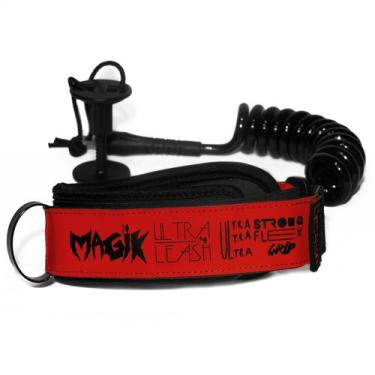 Imagem de MAGIK BOARDS Leash Profissional De Bodyboard Importado, Vermelho, G