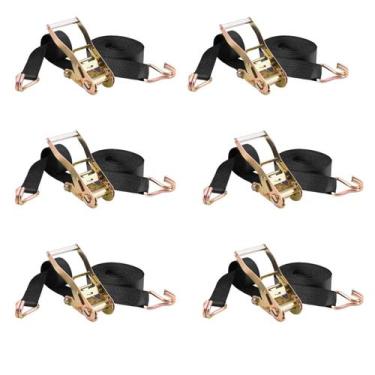 Imagem de Cinta + Catraca Carga 1 Ton 4,5mm 4,5metro Caminhão Amarração - LISFER