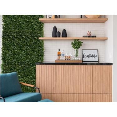 Imagem de 22 Placas de grama Buxo Artificial 25x25 para jardins de inverno verti