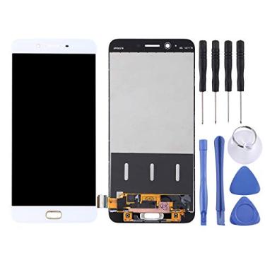 Imagem de Substituição de tela TFT LCD Screen para Oppo R9s Plus Digitalizer Full Monty (branco) displays móveis